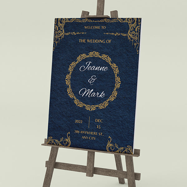 personalize wedding welcome sunboard