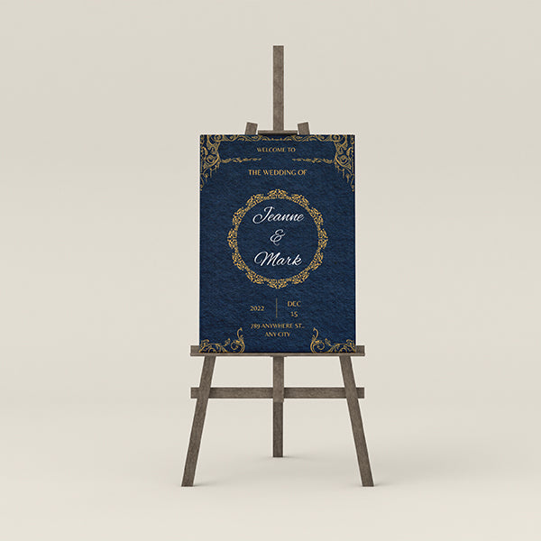 personalize wedding welcome sunboard