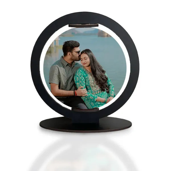 2 in 1 rotating photo frame