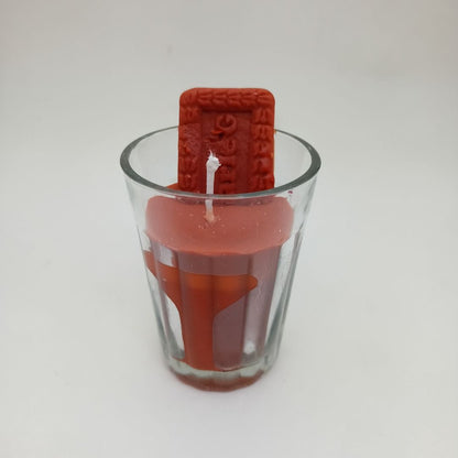 Handmade Chai Biscuit Shape Parle G Candle