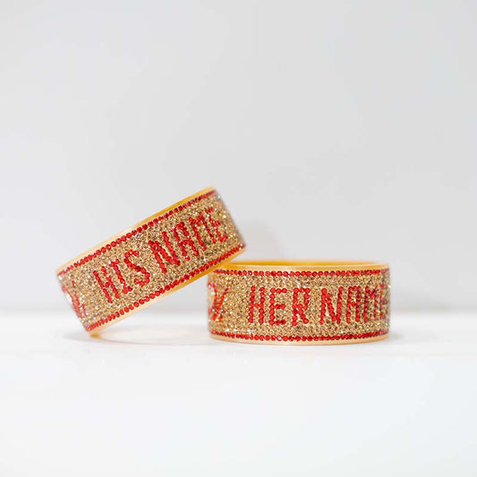 Couple Name Personalized Bangle