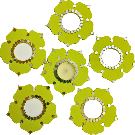 Beautiful Tealight Holders For Diwali Set of 6