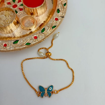 Blue Morpho Rakhi