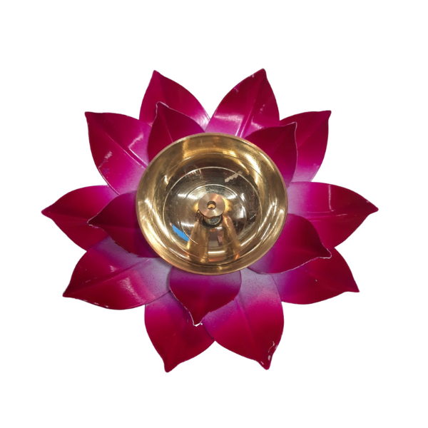 Brass Lotus Diya Set of 2