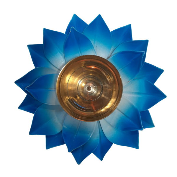 Brass Lotus Diya Set of 2