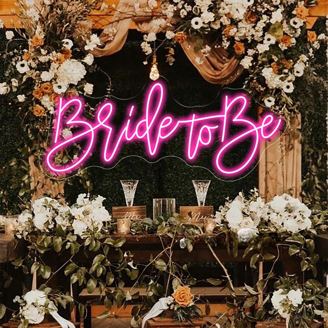Bride to be Neon Sign Boards | Party Home Decor