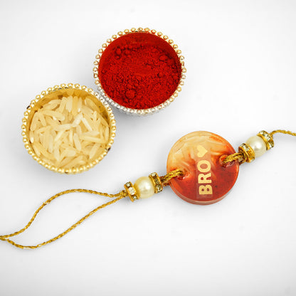 "Bro" Resin Rakhi