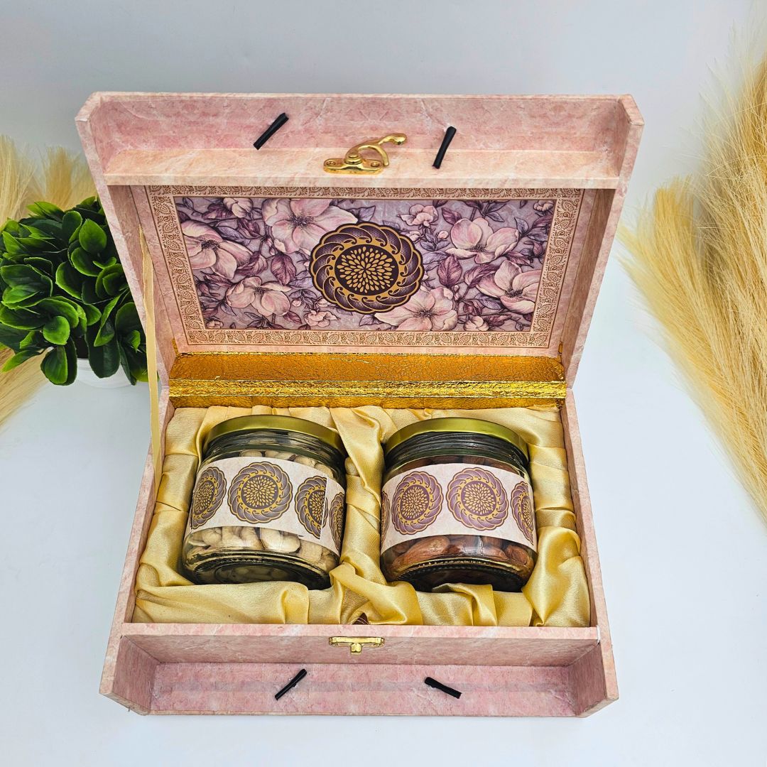 Carry Bag Dry Fruits Box With 2 Jars