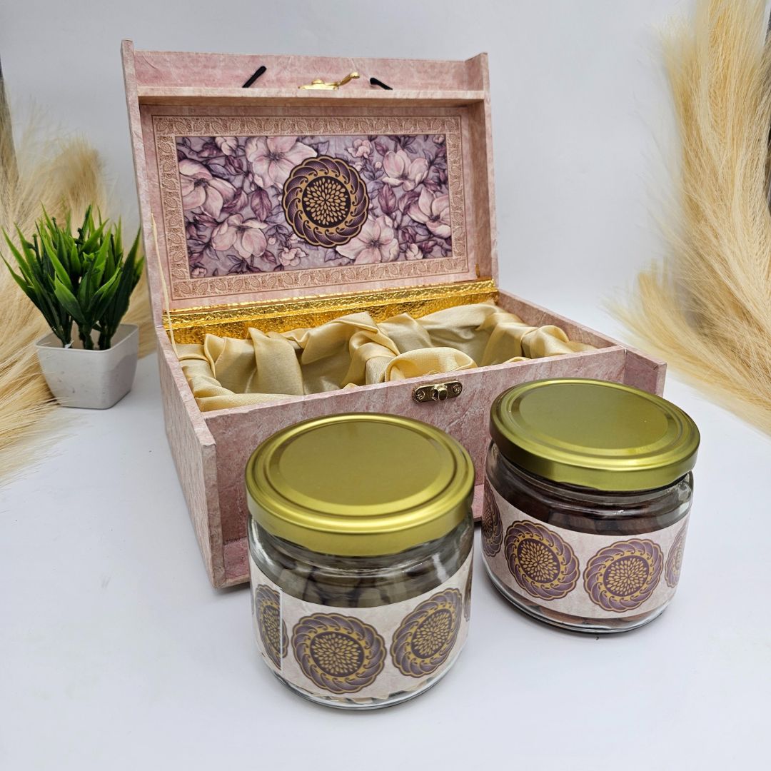 Carry Bag Dry Fruits Box With 2 Jars
