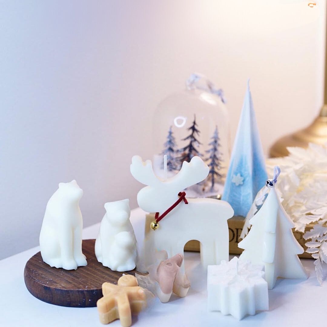 Christmas Reindeer Candle | Christmas Decorative Candle Christmas Gift