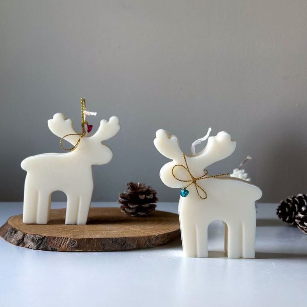 Christmas Reindeer Candle | Christmas Decorative Candle Christmas Gift