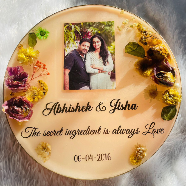 Couple Wedding Varmala Preservation Frame
