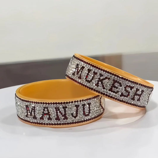 Couple Name Bangle Set