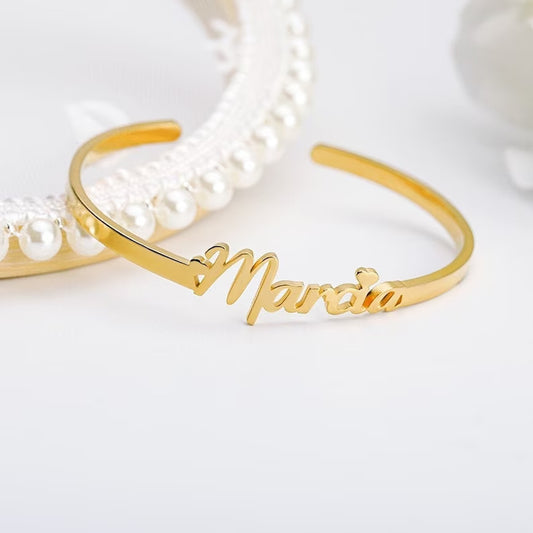 Custom Name Engraved Bracelet