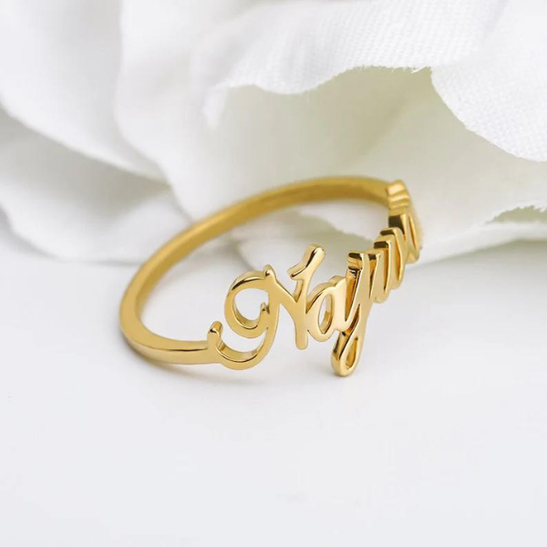 Custom Name Ring