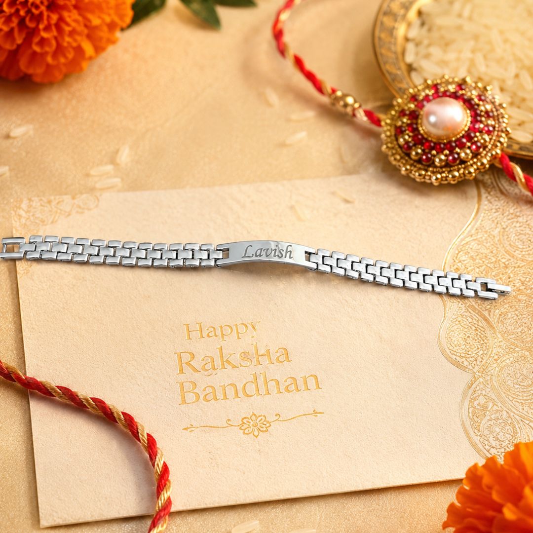 Custom Mens Bracelet Style Rakhi