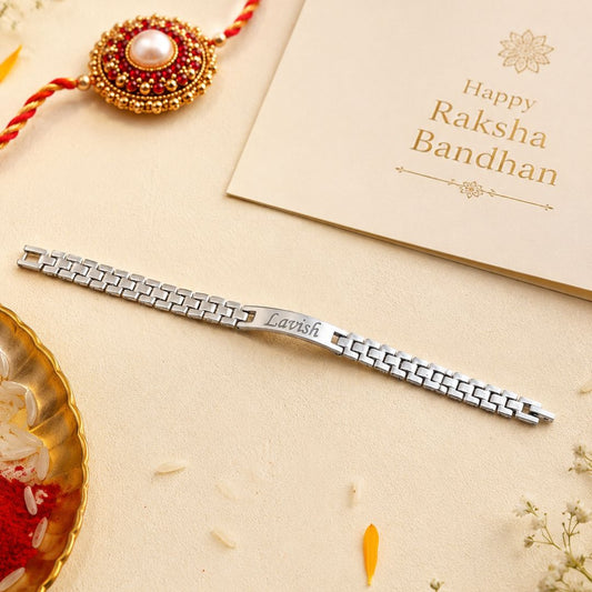Custom Mens Bracelet Style Rakhi