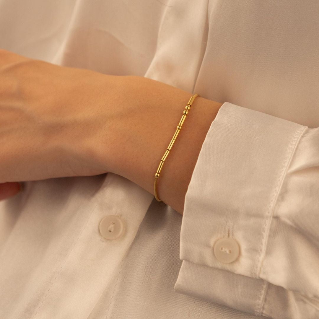 Customized Morse Code Bracelet