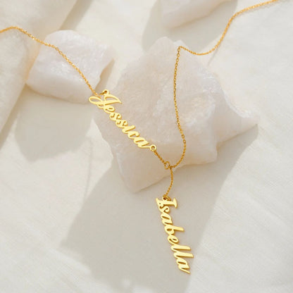 Custom Names Drop Necklace