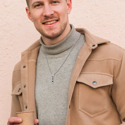 Custom Spotify Code Bar Necklace For Men & Women