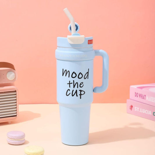 Customise Insulated Tumbler with handle and straw