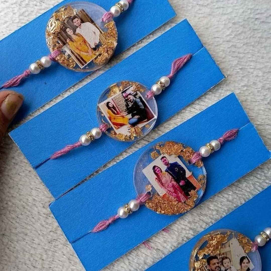 Customize Photo Resin Rakhi