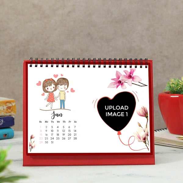 Print Personalized Calendar with Your 1 Photo | Customized Calendar Unique  Gift | Wooden Rotating Circular Calendar with 1 Photo (Black) : Amazon.in:  Office Products