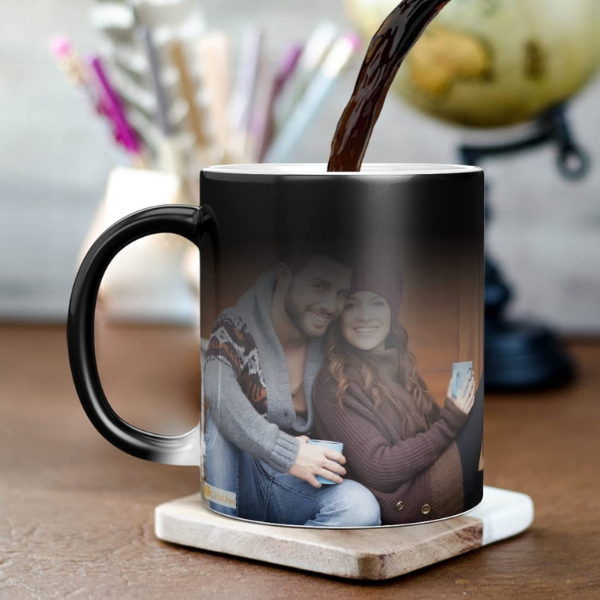 Customize Couple Photo Magic Mug