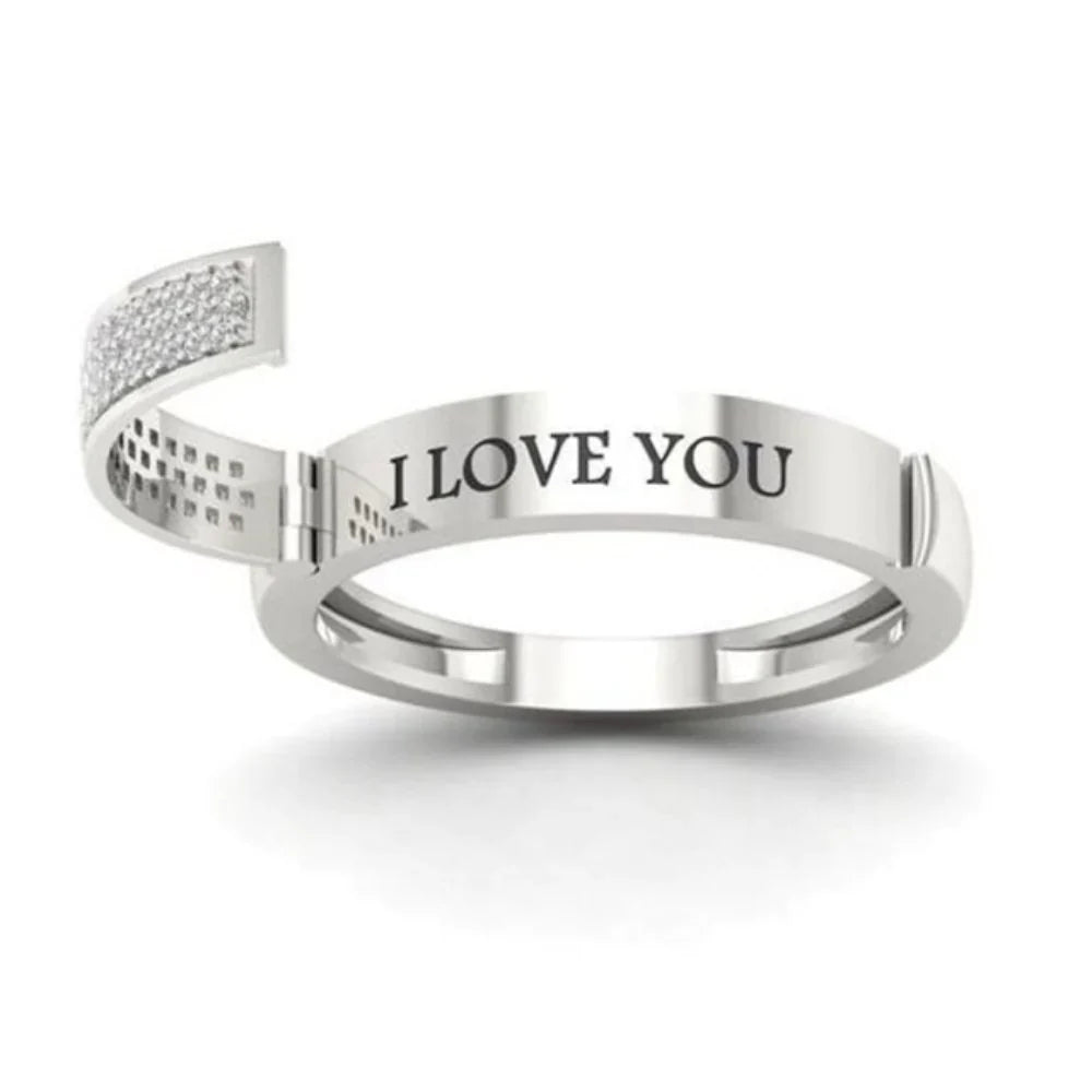 Customized Secret Message Ring