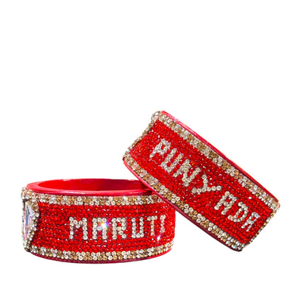 Customized Couple Photo & Name Bangle