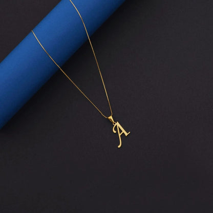 Customized Initial Letter Necklace