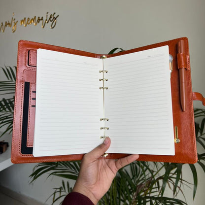 Customized Premium Diary Set With Wireless Charging and Pendrive