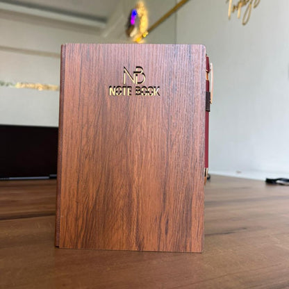 Customized Wooden Notebook Diary