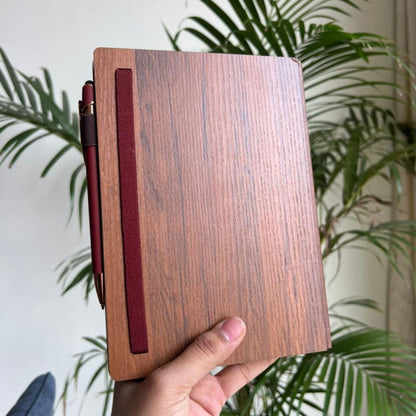 Customized Wooden Notebook Diary