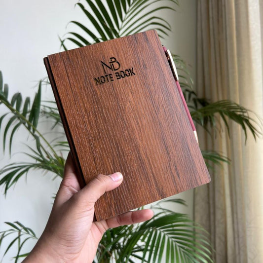 Customized Wooden Notebook Diary