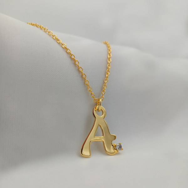 Diamond Initial Necklace