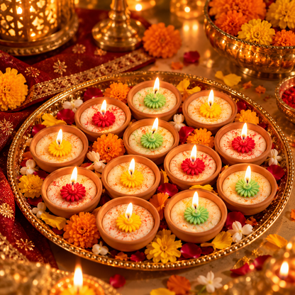 Diya Candle Set of 6