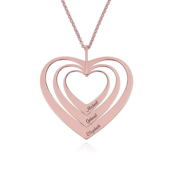 Family Hearts Necklace