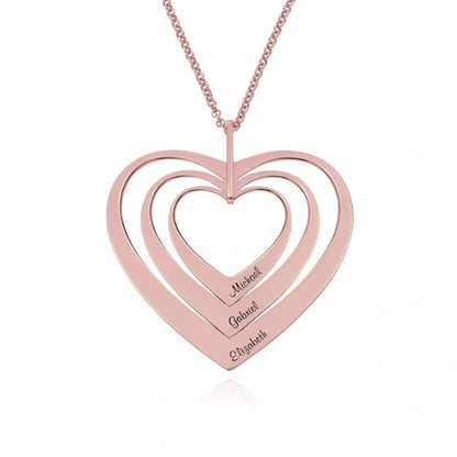 Family Hearts Necklace