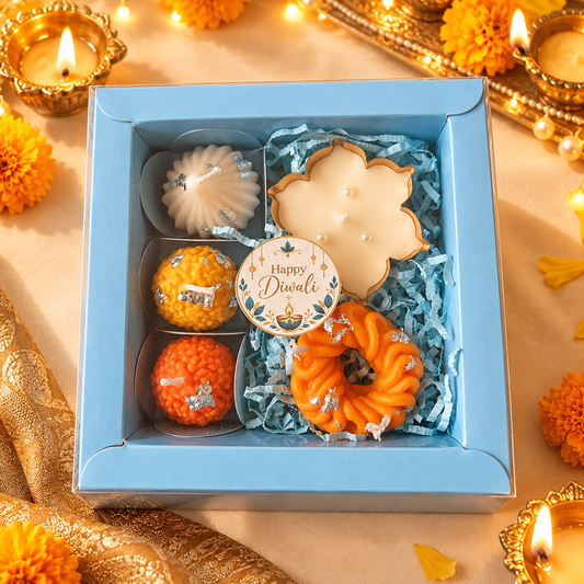 Festive Diwali Candle Gift Box
