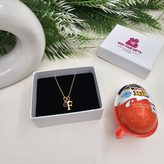 Free Harry Potter Kinderjoy With Custom Initial Birthstone Necklace