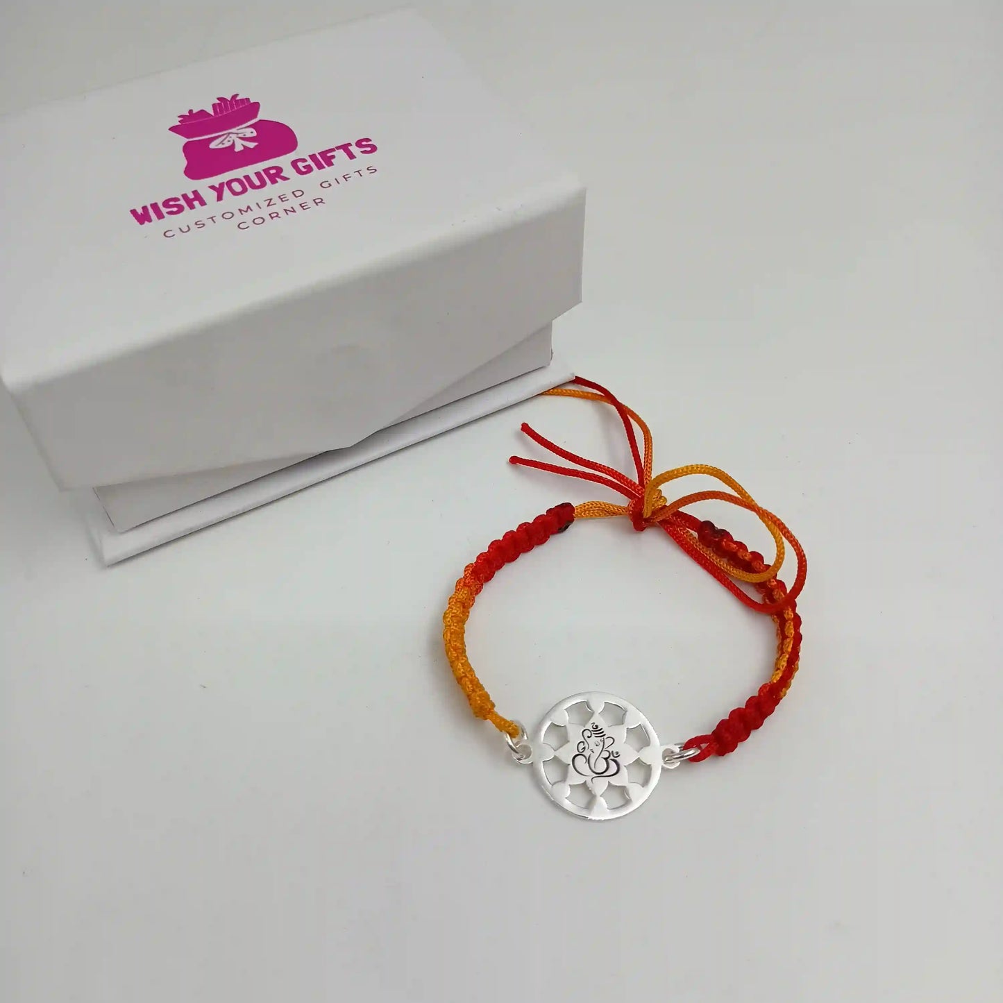 Ganesha Engraved Rakhi