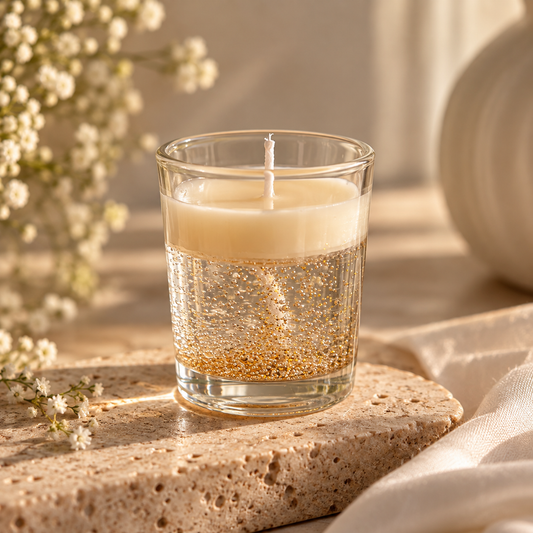 Gliter Scented Jar Candle