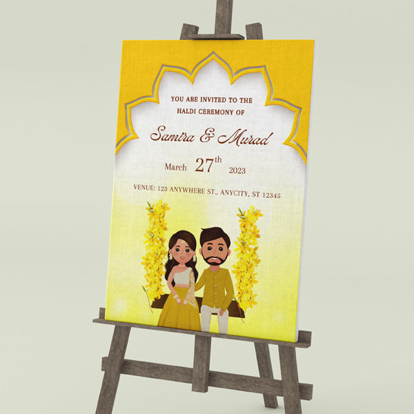Haldi Ceremony Welcome Sunboard