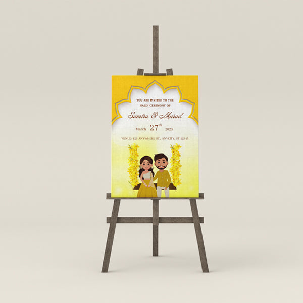 Haldi Ceremony Welcome Sunboard
