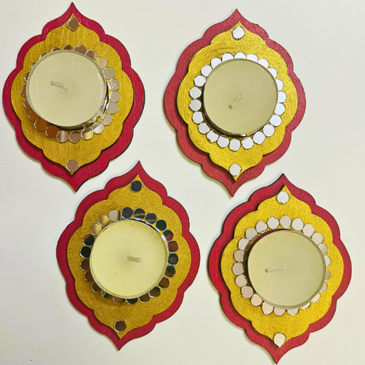 Handmade Tealight Holders Set of 4