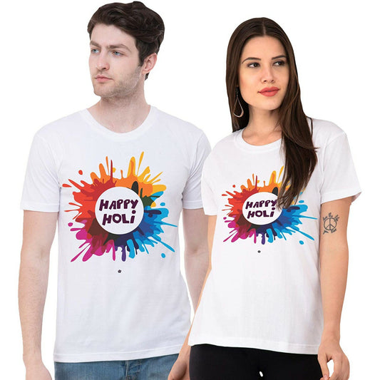 Happy Holi Printed T-Shirts