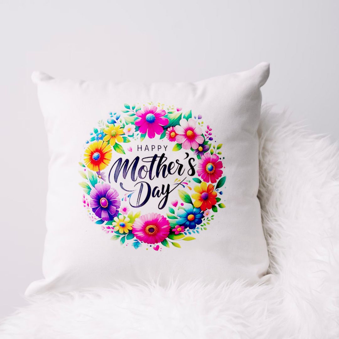 Happy Mothers Day Printed Pillow