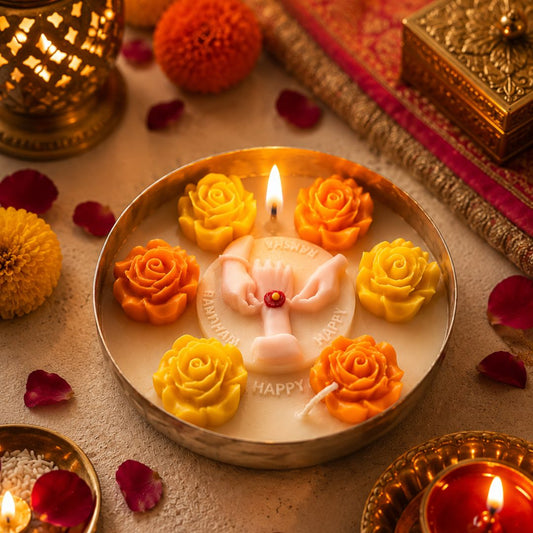 Happy Raksha Bandhan Urli Special Candle