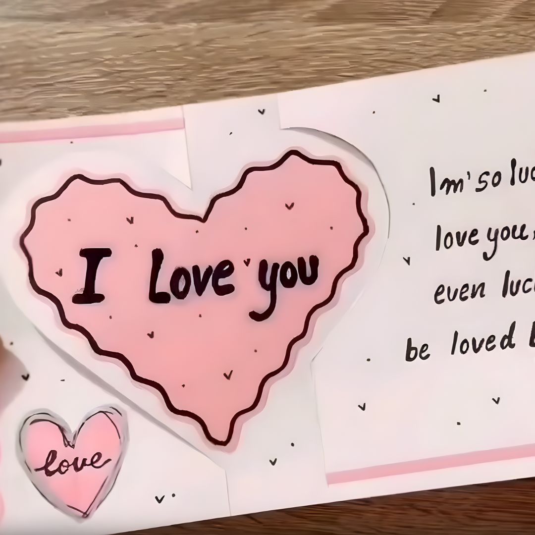 I Love You Rotating Card